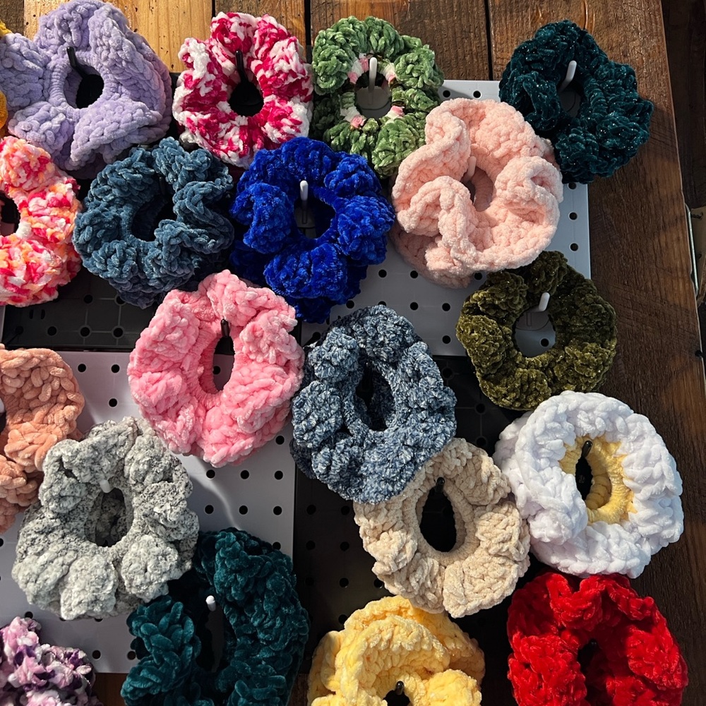 Assorted Scrunchies Set 3 for $12 you choose - Picture 5 of 7